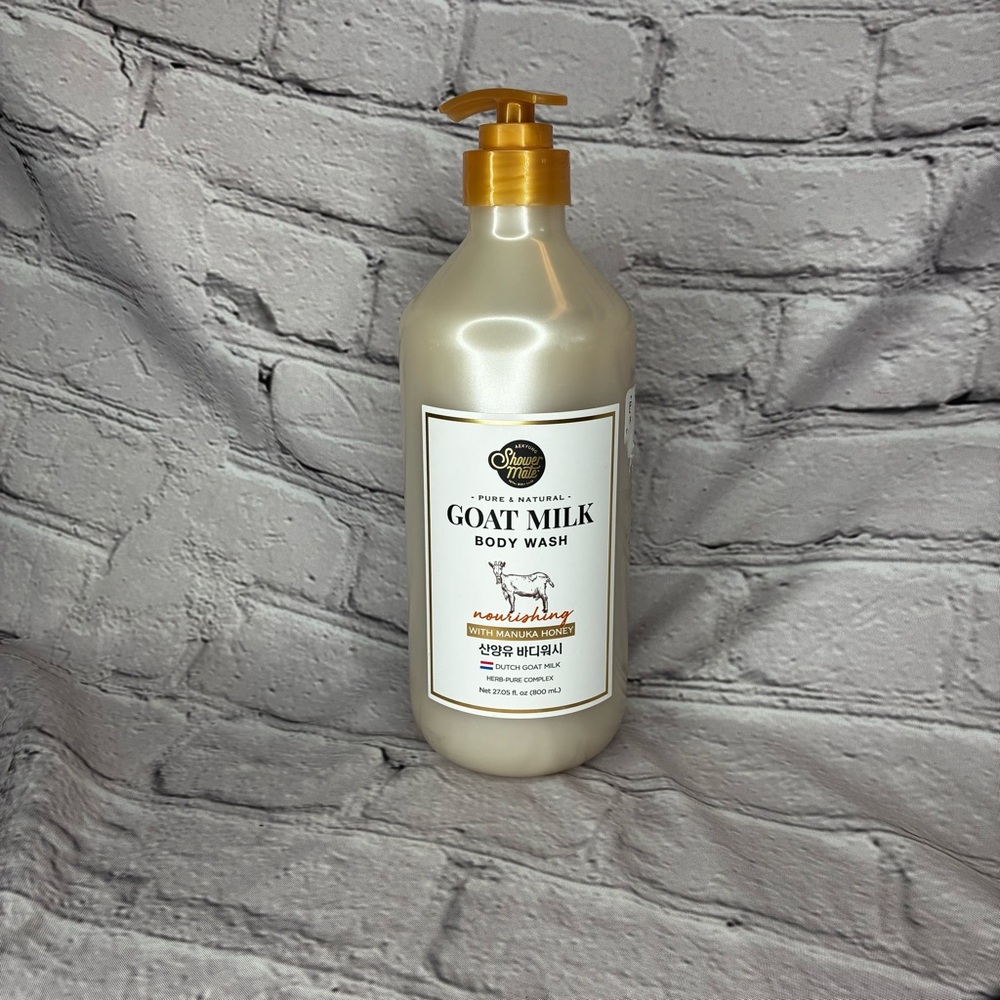 SHOWER MATE GOAT MILK MANUKA HONEY NOURISHING BODY WASH 27.05oz Dutch NEW